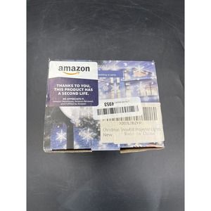 LED Snowflake Christmas Lights Projector Garden Snowfall Landscape Party Decor